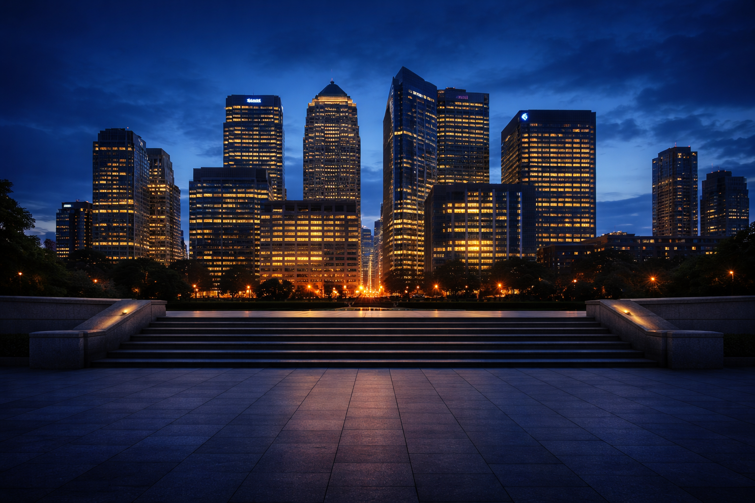 Executive presence — composed authority